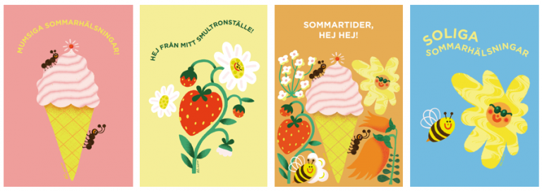 Free postcards to inspire writing joy in children this summer